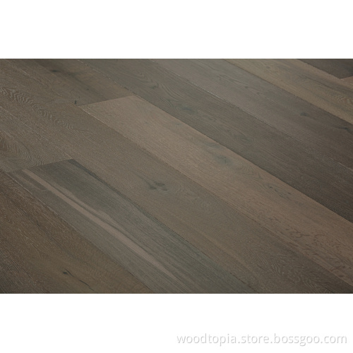 Supply solid flooring Oak engineered dark wood flooring